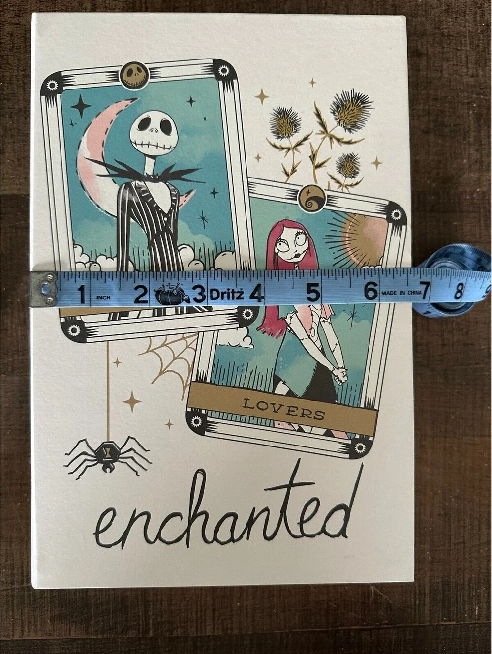 Disney Nightmare Before Christmas Jack Sally Enchanted Decorative Book Box